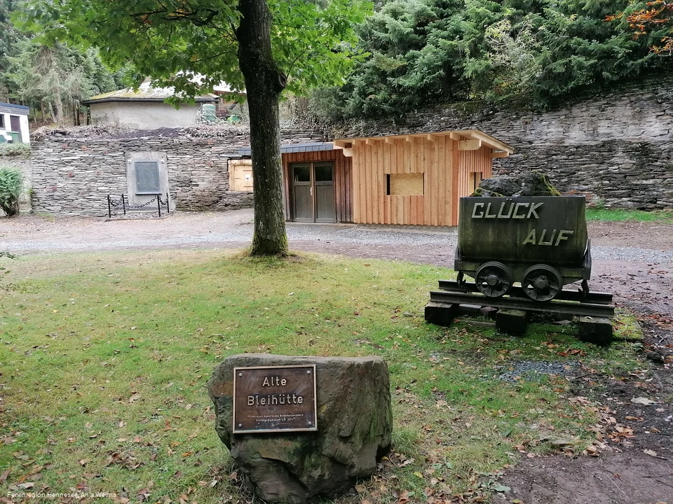 Bergbau Wanderweg Alte Bleihütte Bergmanshain