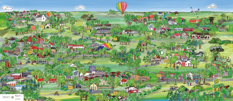 Wimmelbild Bad Sassendorf