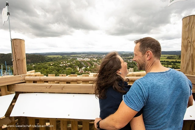 Ausblick vom AVENTURA -SpielBerg in Medebach