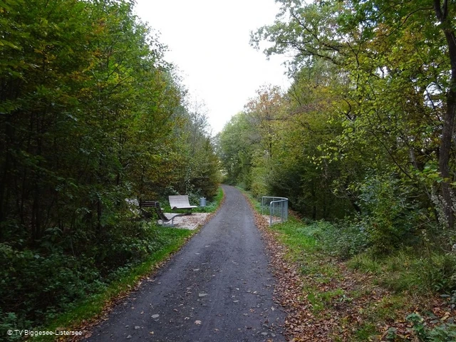 Pfad zur Sitzgelegenheit