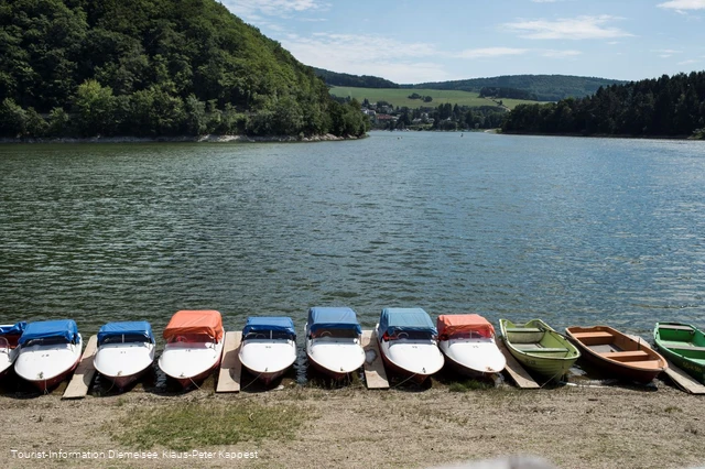 Boote am Diemelsee