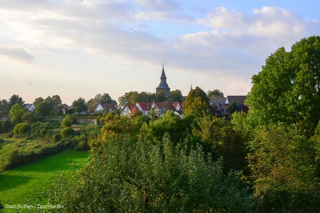 Abendstimmung an der Stadtmauer in Rüthen