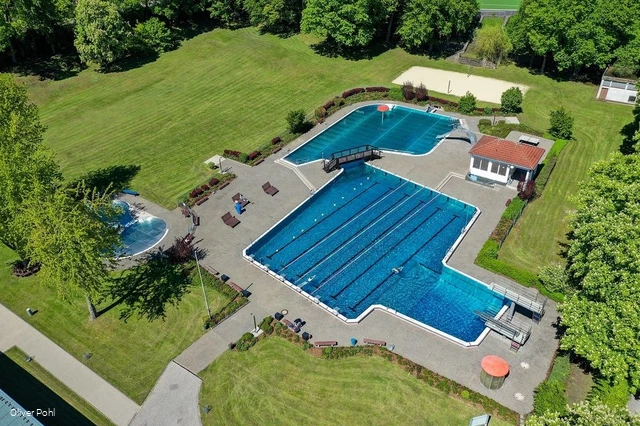 Freibad Draufsicht