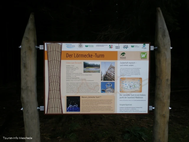 Infotafel Lörmecketurm