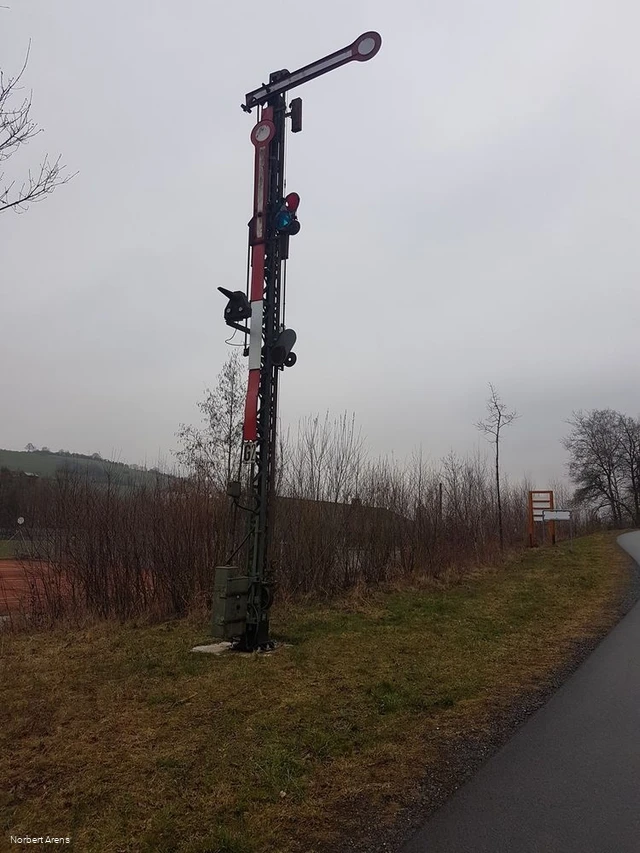 Bahnsignal am SauerlandRadring