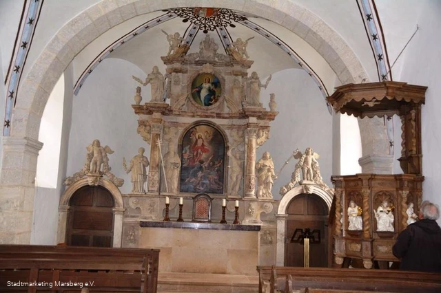 Innenraum Kluskapelle Giershagen