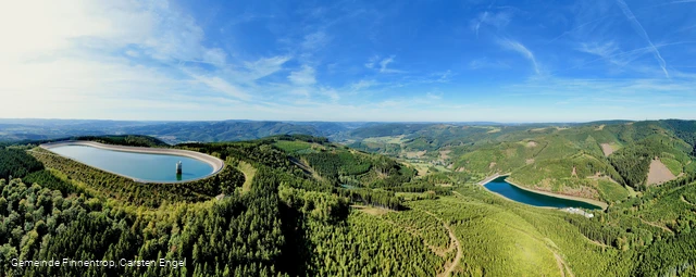 Pumpspeicherwerk Rönkhausen, Ober- & Unterbecken
