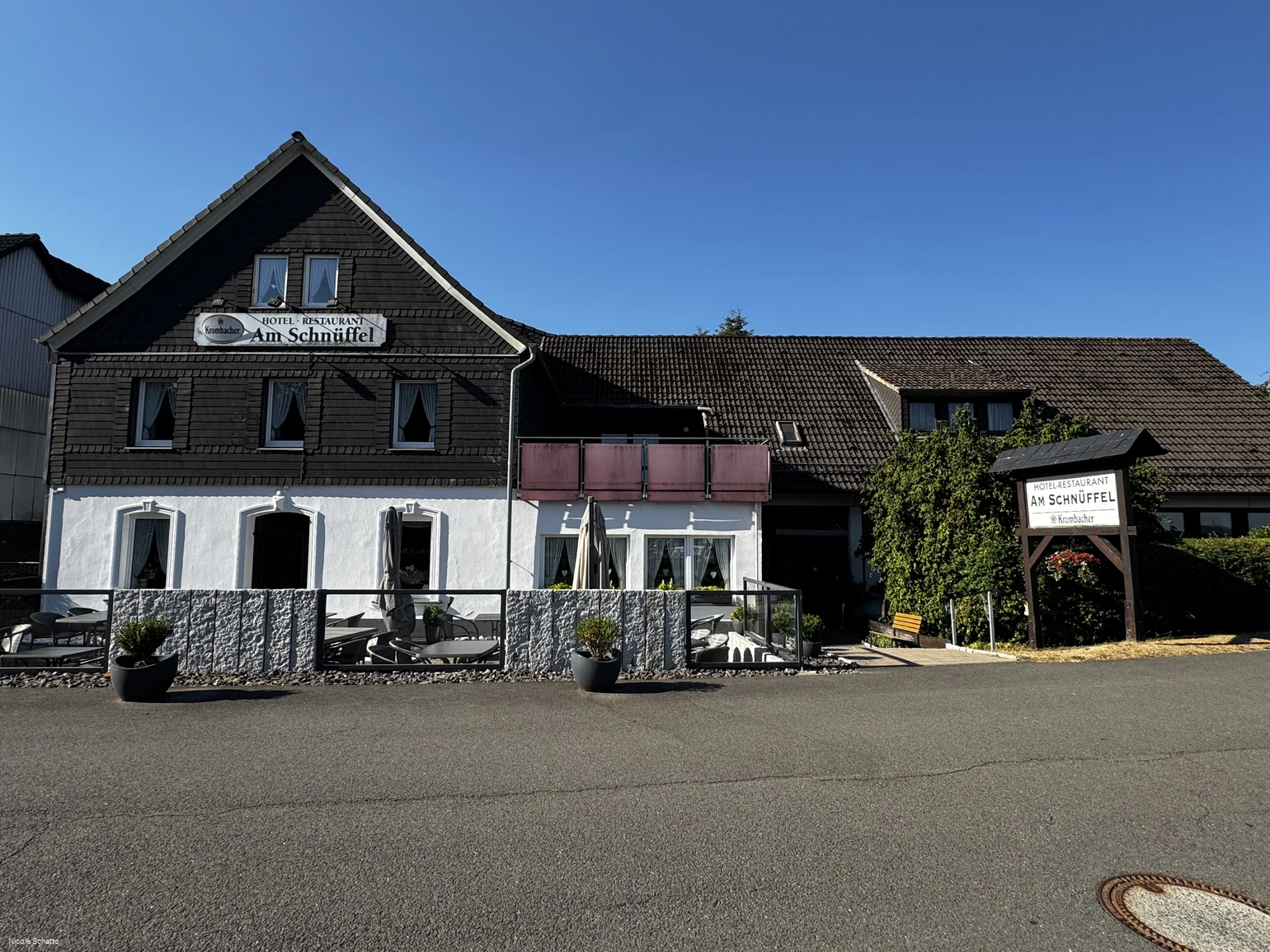 Frontansicht Hotel Restaurant Am Schnüffel