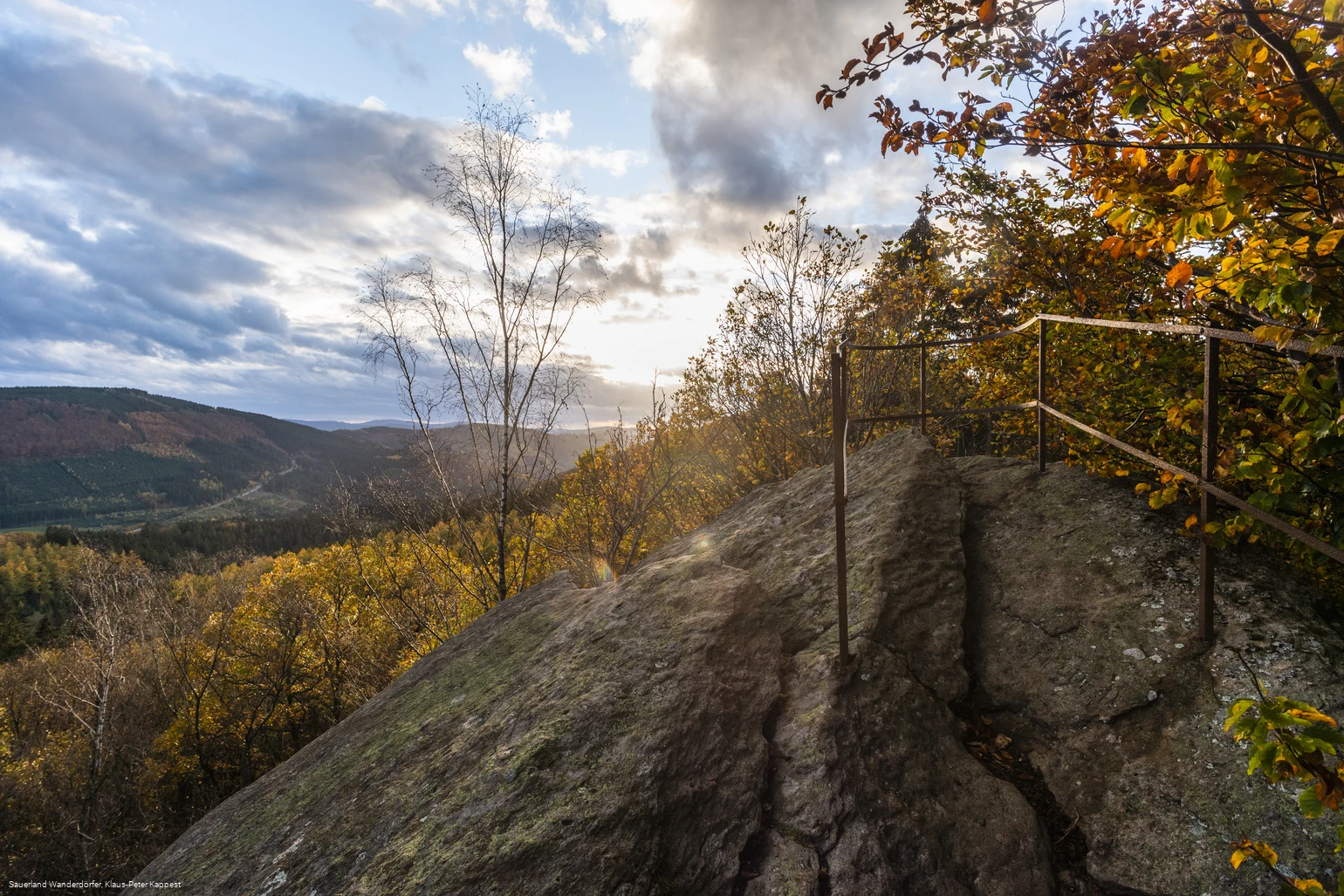 Blick vom Rinsleyfelsen Blick vom Rinsleyfelsen