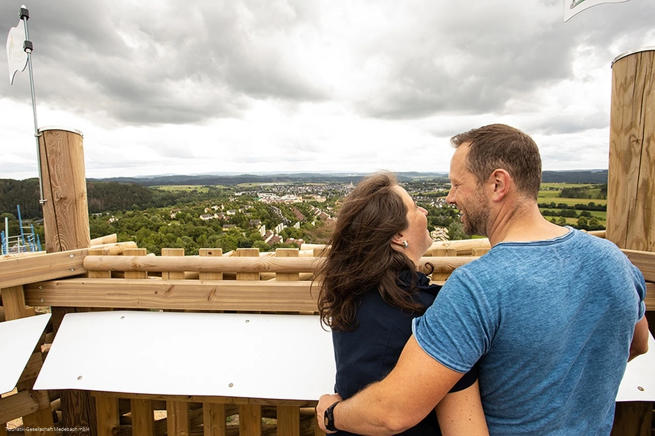 Ausblick vom AVENTURA -SpielBerg in Medebach
