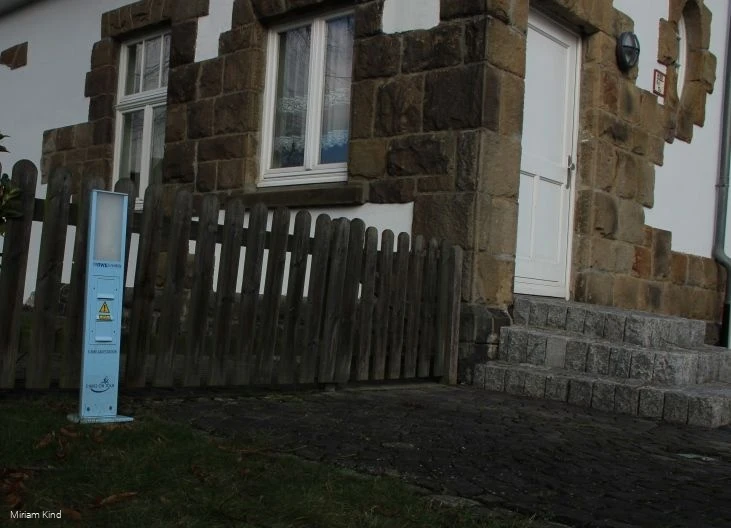 E-Bike Akku-Ladestation am Bahnhof in Neuenrade