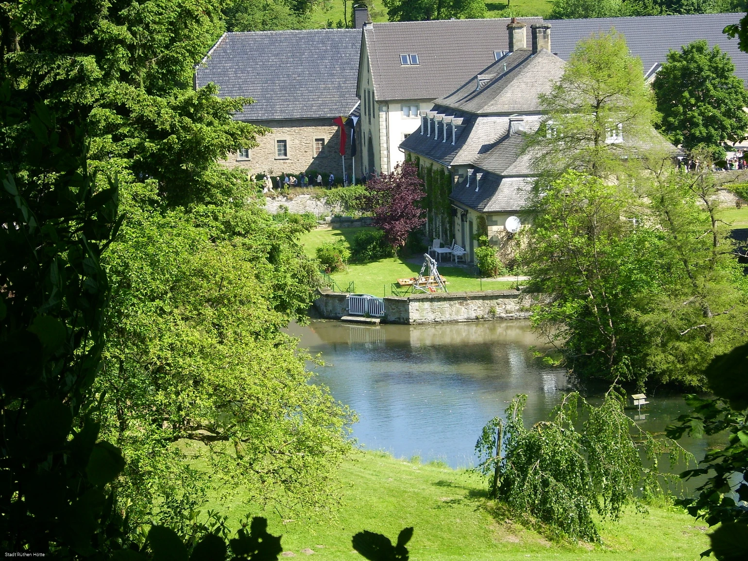 Rückseite Barockschloss Körtlinghausen