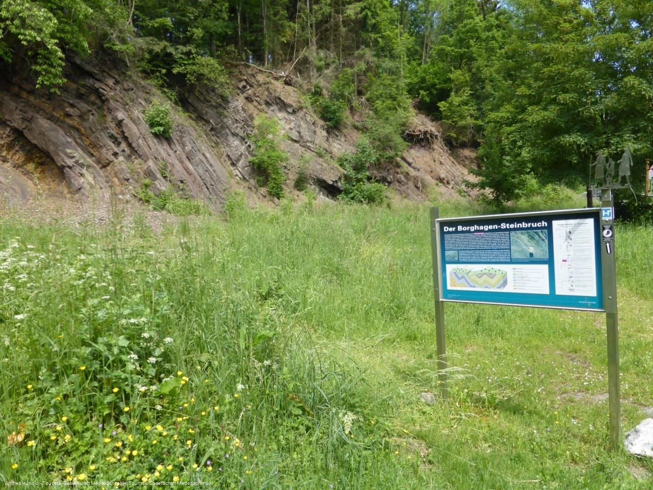 Steinbruch Borghagen in Medebach-Düdinghausen Steinbruch Borghagen in Medebach-Düdinghausen