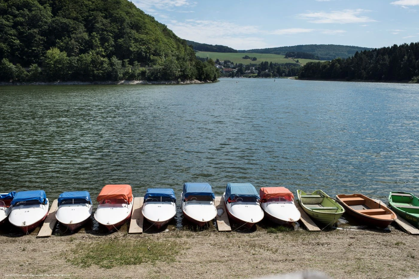 Boote am Diemelsee