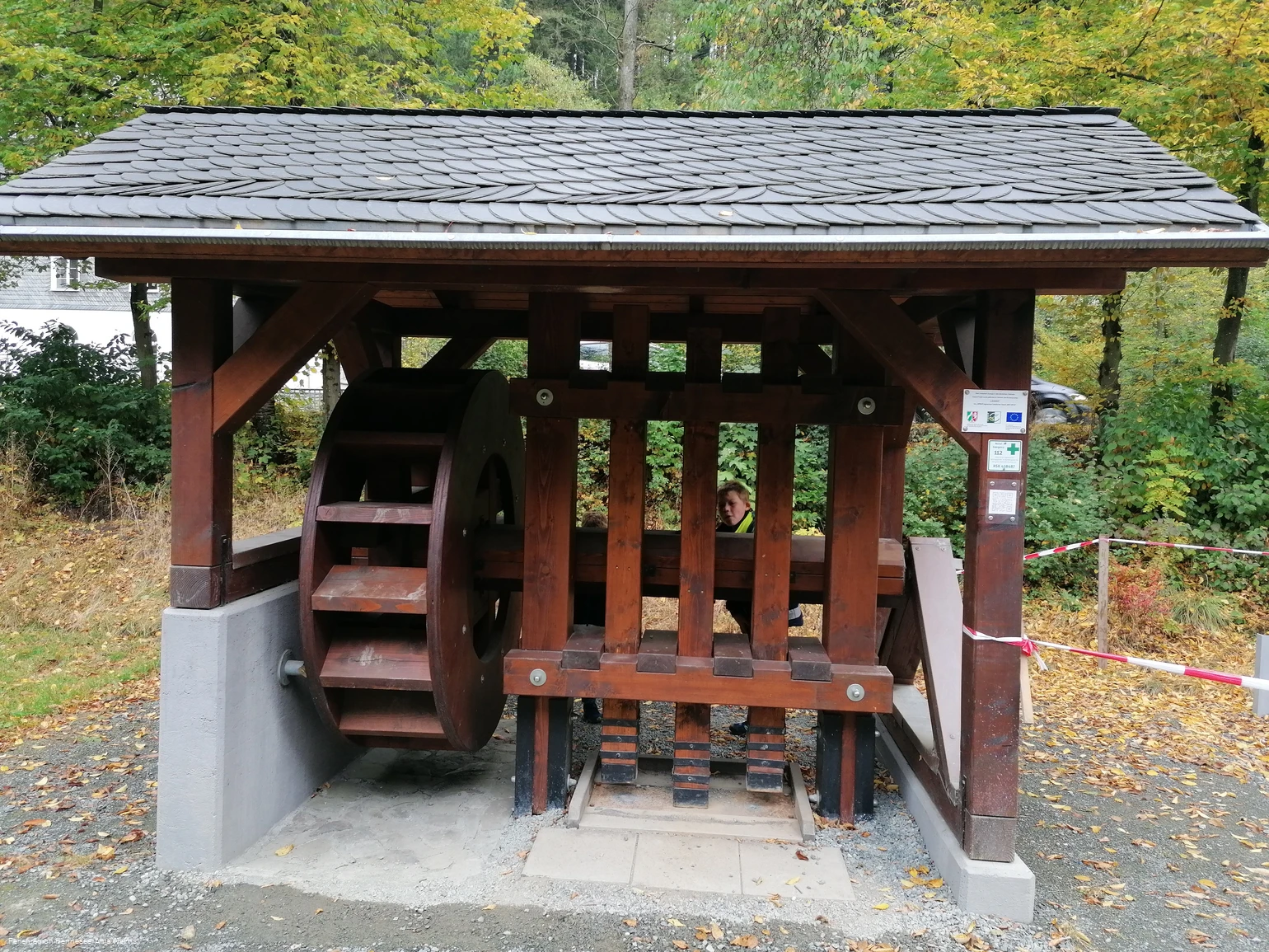 Modell Pochwerk (BergbauWanderweg 18)