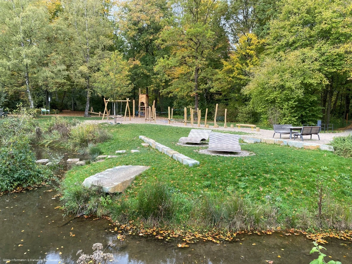 Niedrigseilgarten im Kurpark Bad Sassendorf