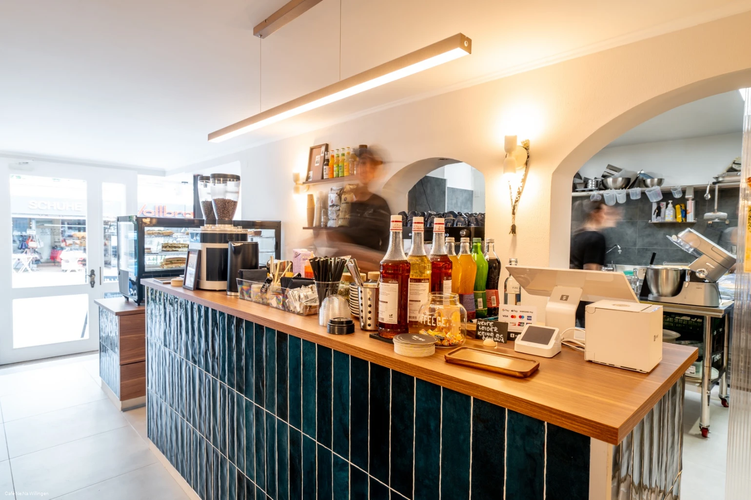 Theke im Café Ne.Na