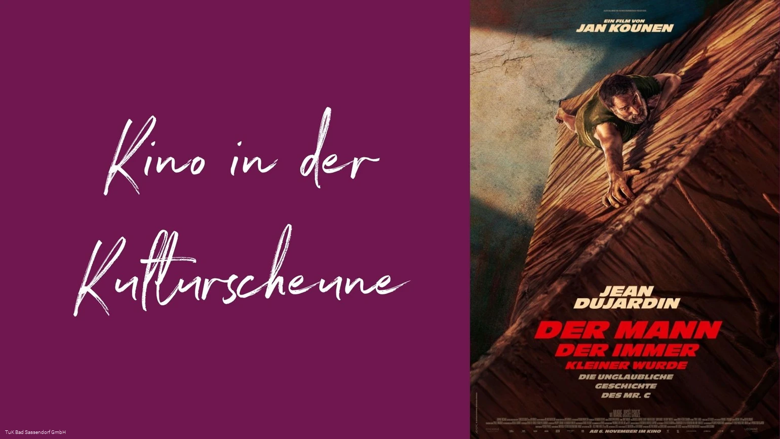 Kino in der Kulturscheune - Der Mann der immer kleiner wurde Kino in der Kulturscheune - Der Mann der immer kleiner wurde