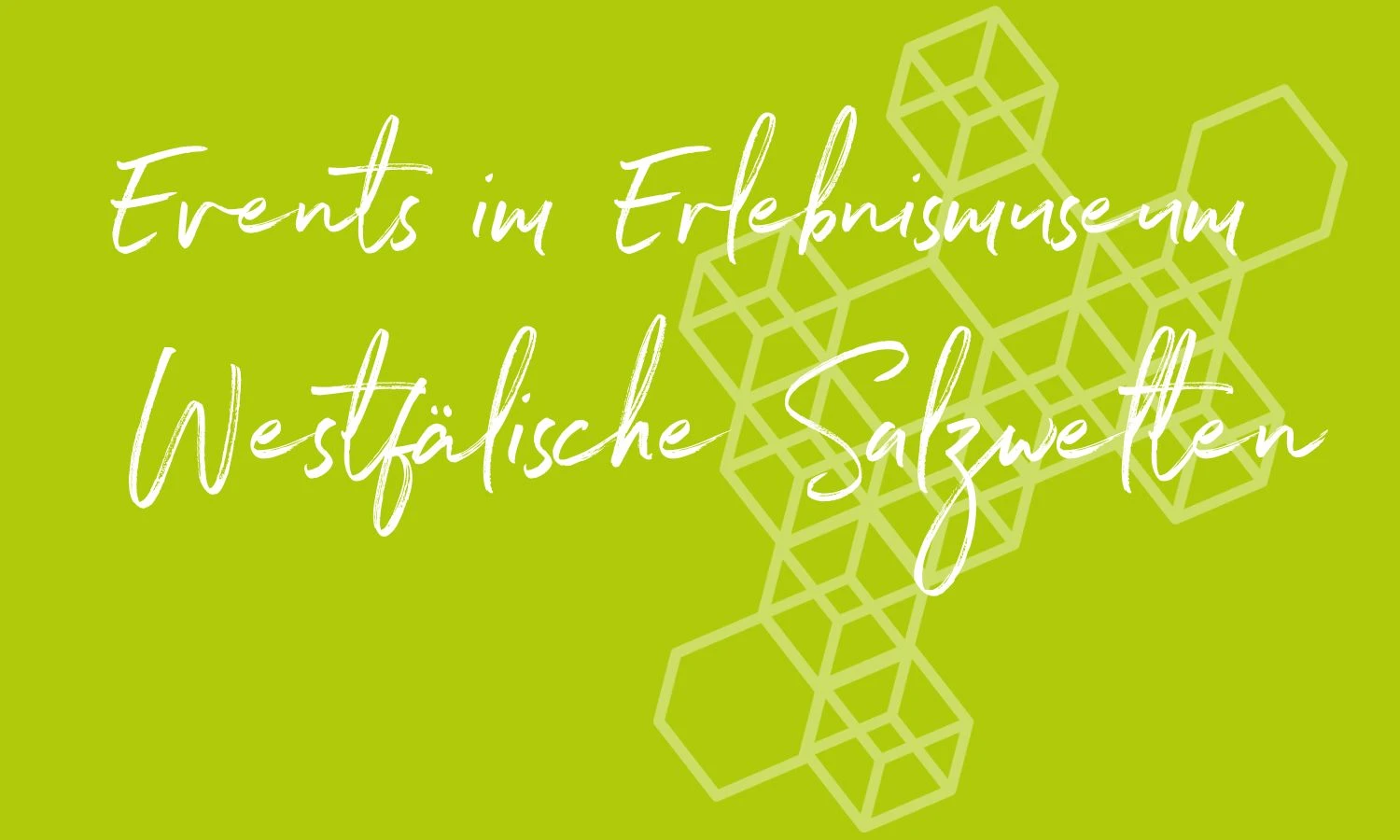 Veranstaltungen im Erlebnismuseum Westfälische Salzwelten Veranstaltungen im Erlebnismuseum Westfälische Salzwelten