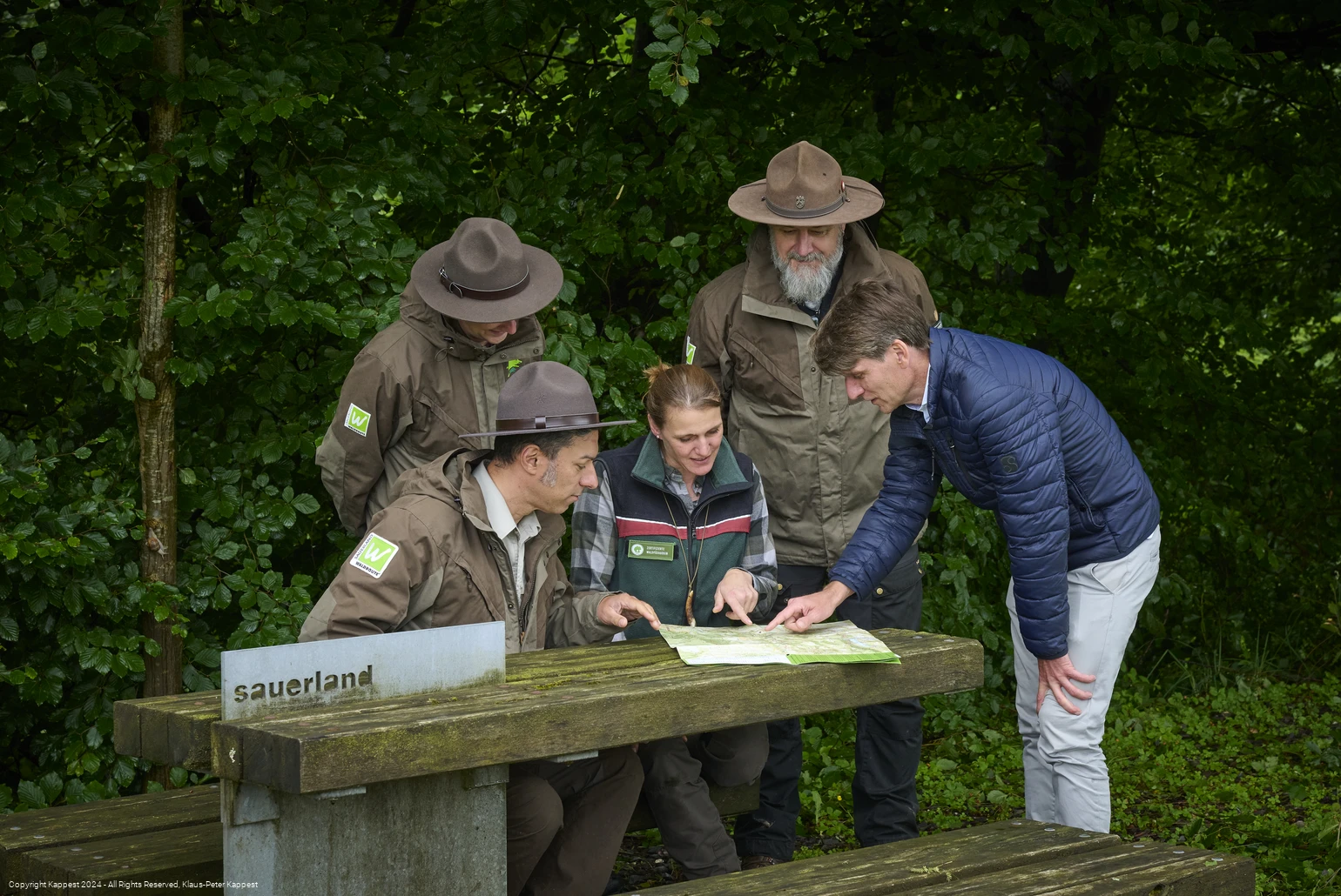 Ranger am Sauerlandtisch