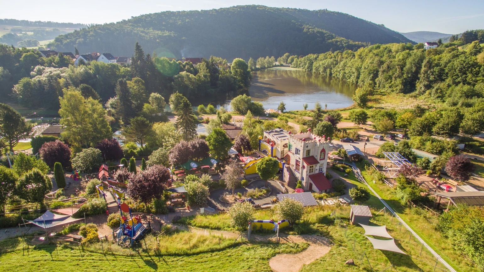 Sommerrodelbahn Edersee von oben