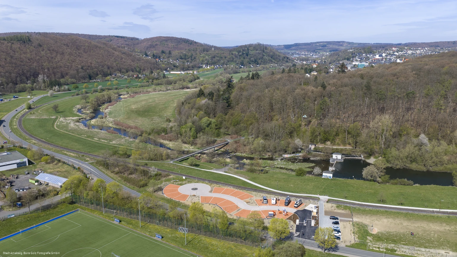 Lage Stellplatz "Altes Feld" Lage Stellplatz "Altes Feld"