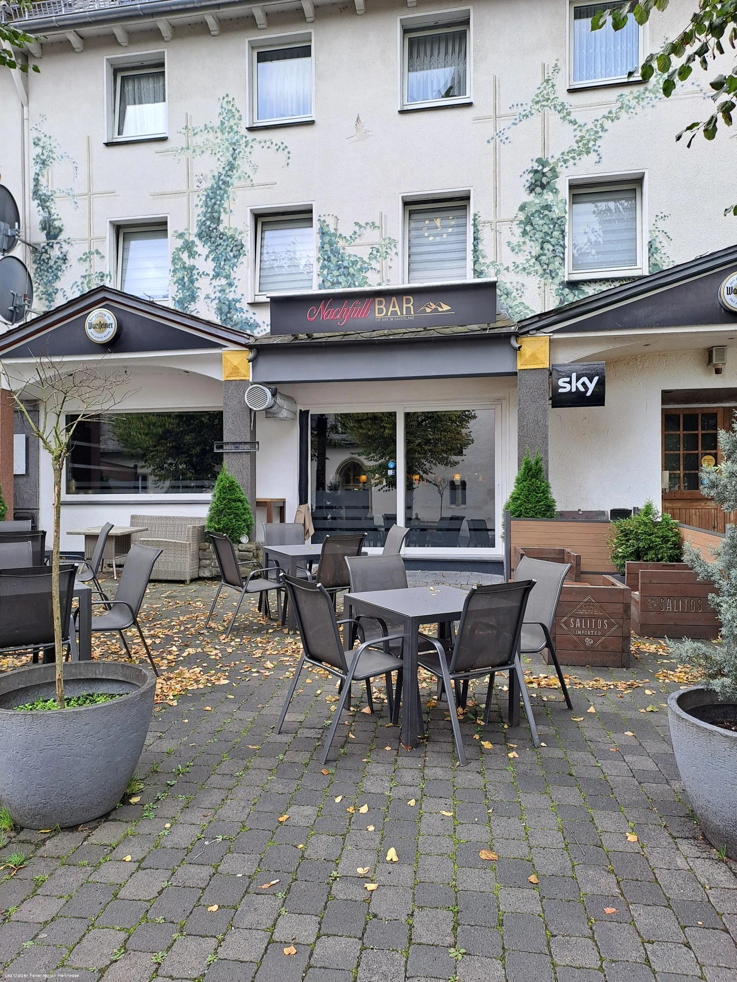 Nachfüll Bar Meschede - Terrasse