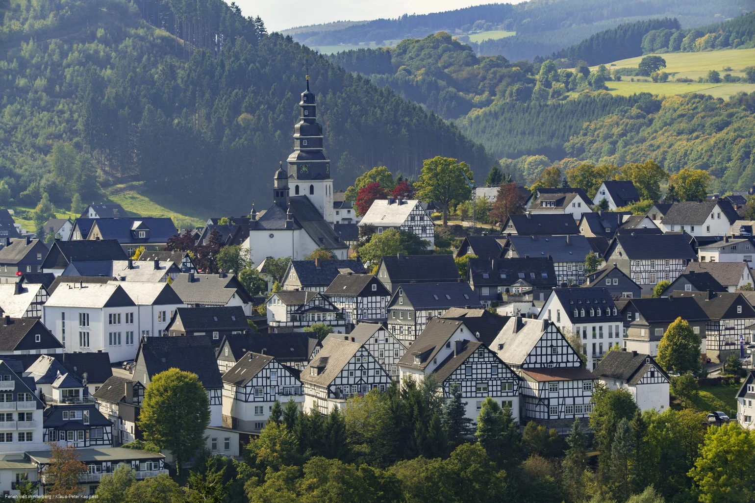 Die Altstadt von Hallenberg