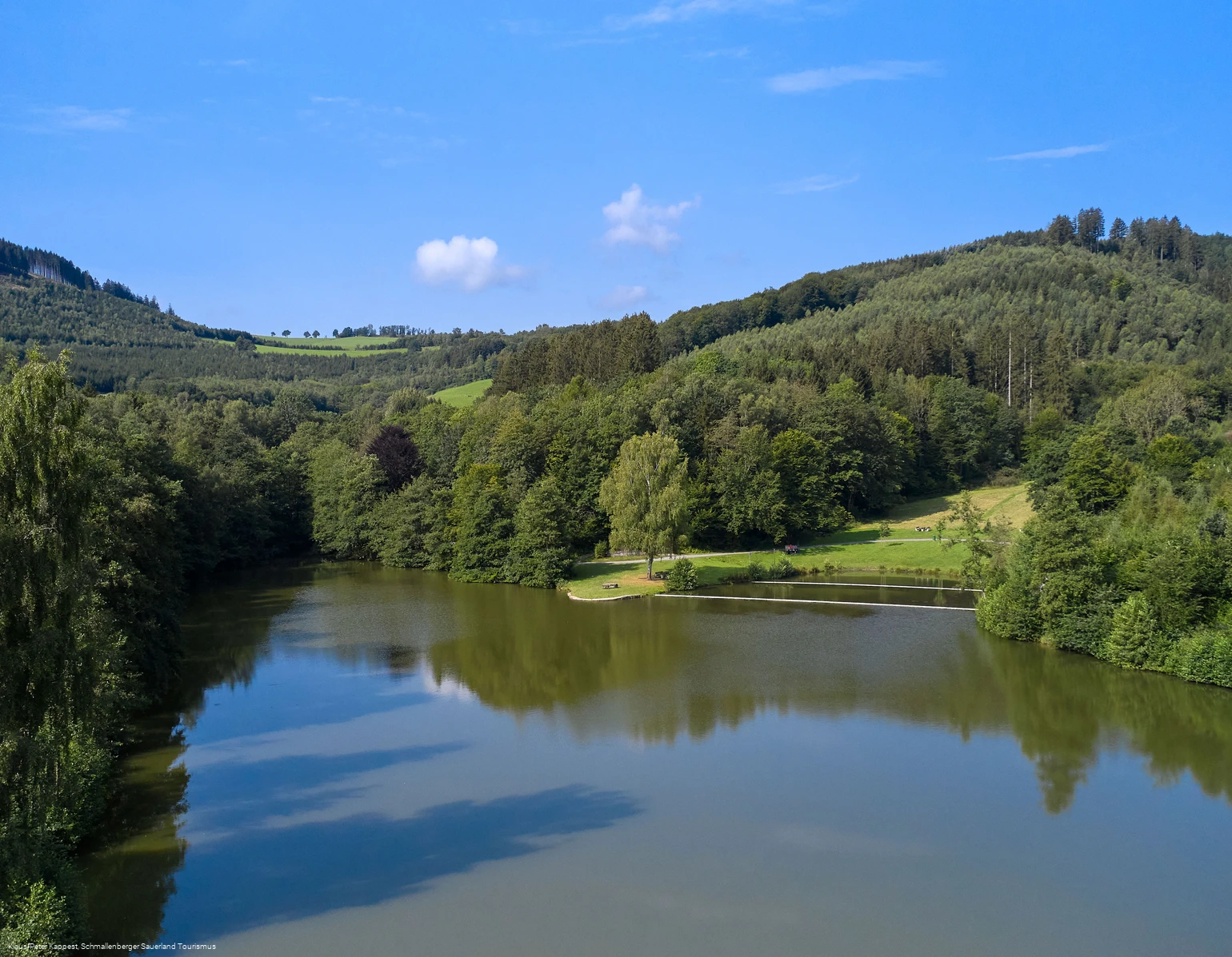 Esmecke Stausee (Einberg See) bei Eslohe - Wenholthausen