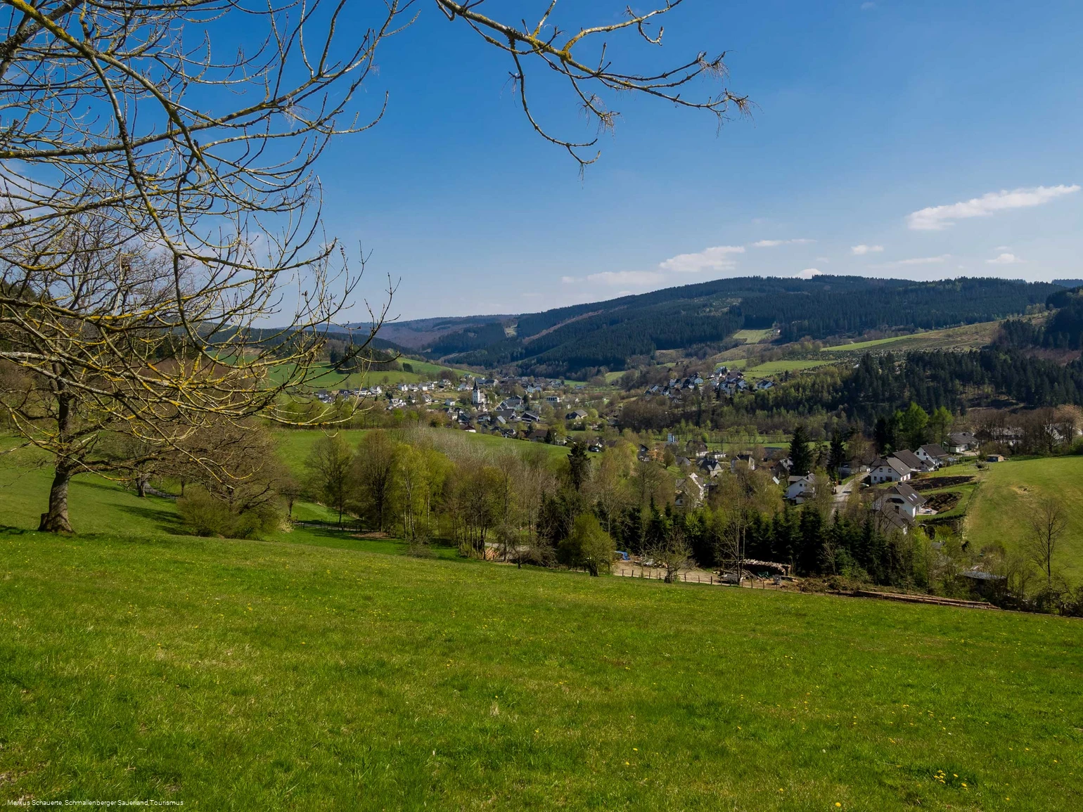 Blick auf Fleckenberg