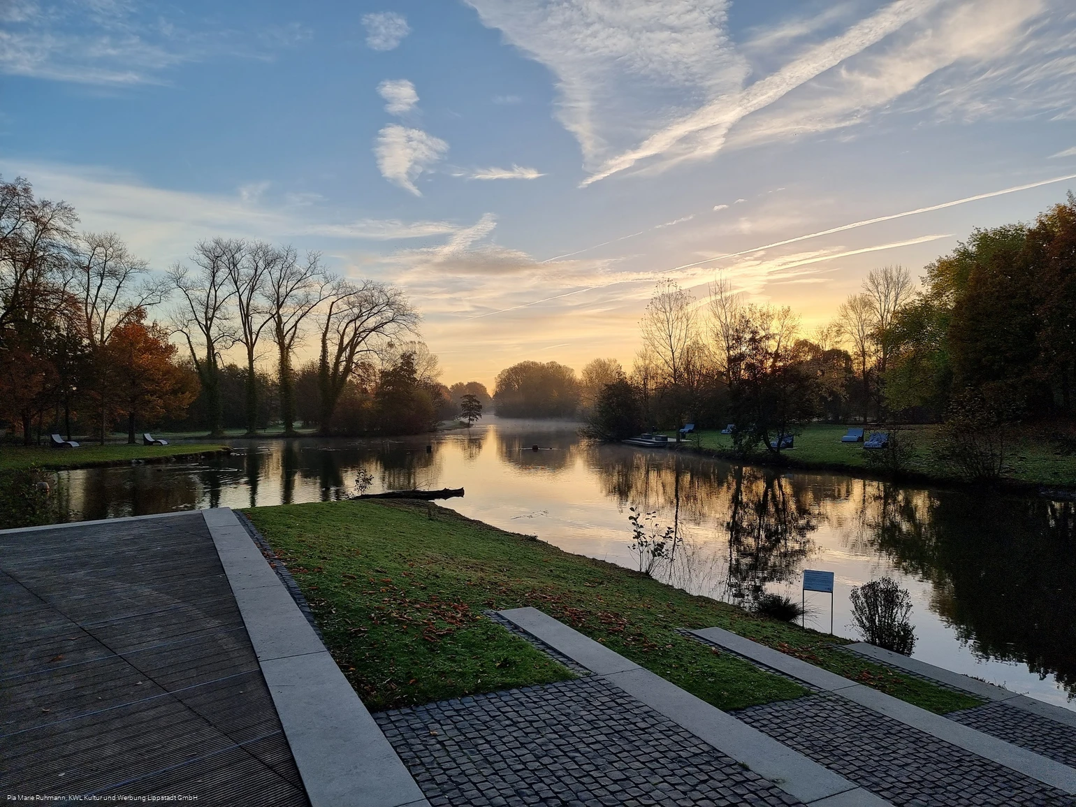 Lippe im  Stadtpark Grüner Winkel in Lippstadt