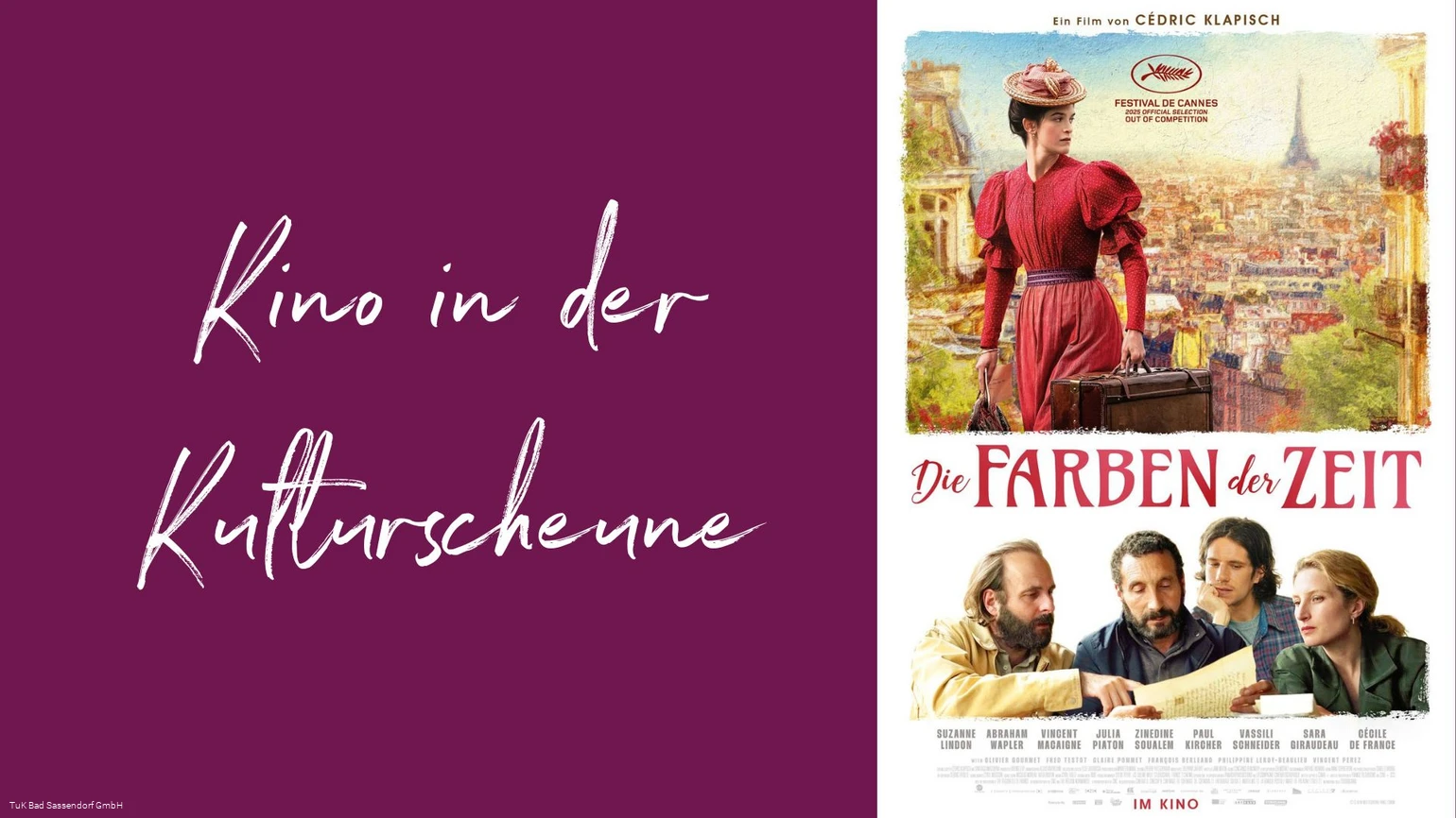 Kino in der Kulturscheune - Die Farben der Zeit