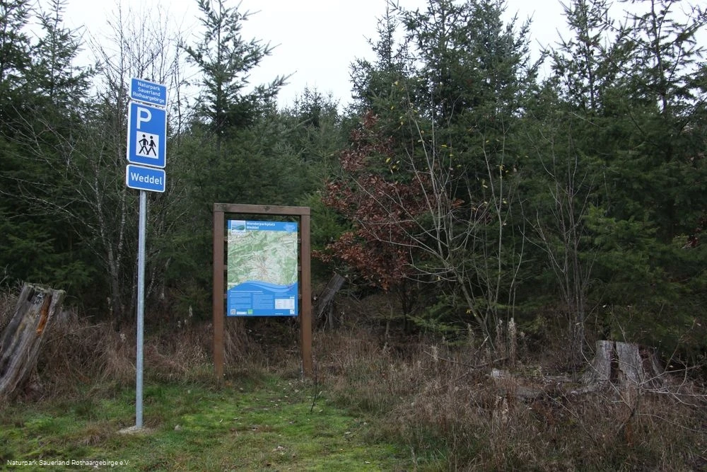 Der Wanderparkplatz Weddel Der Wanderparkplatz Weddel