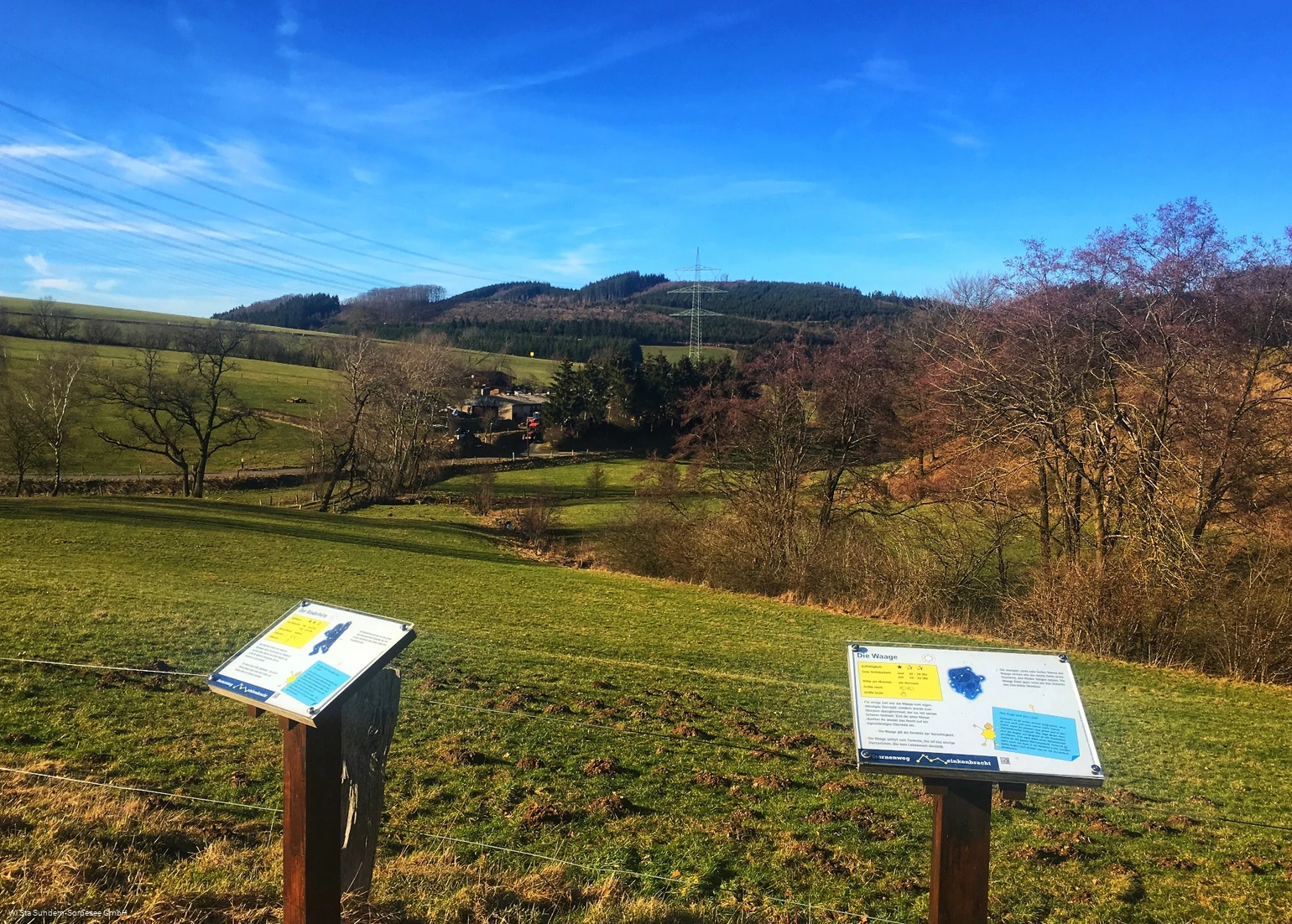 Infotafeln am Sternenweg