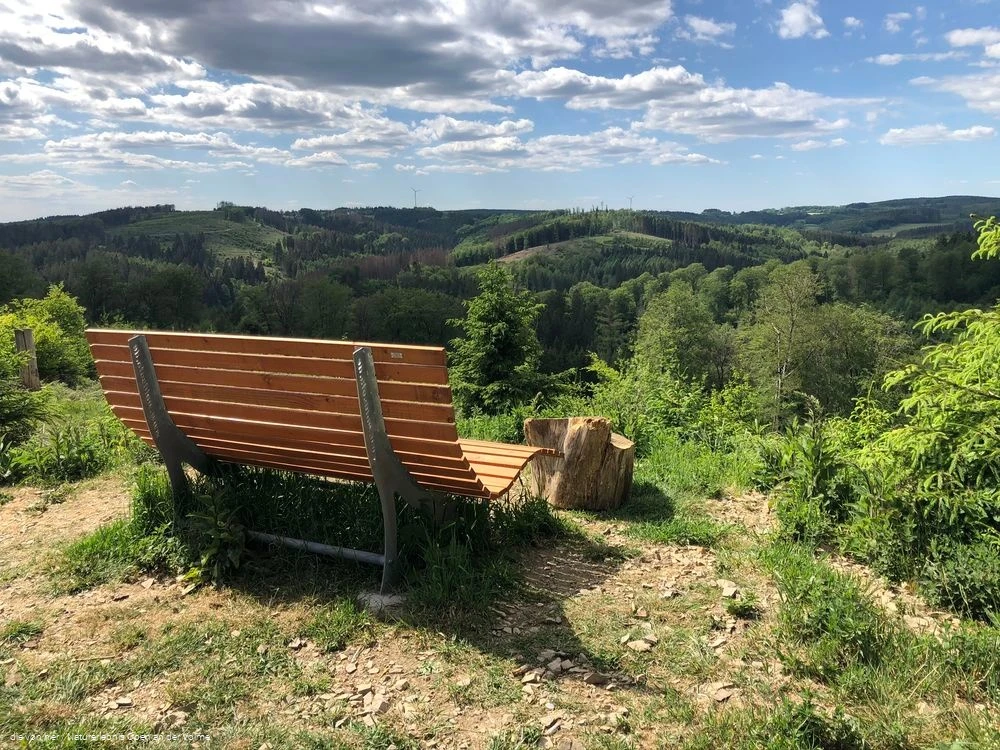 Der Aussichtspunkt mit Waldsofa und traumhaften Au Der Aussichtspunkt mit Waldsofa und traumhaften Au
