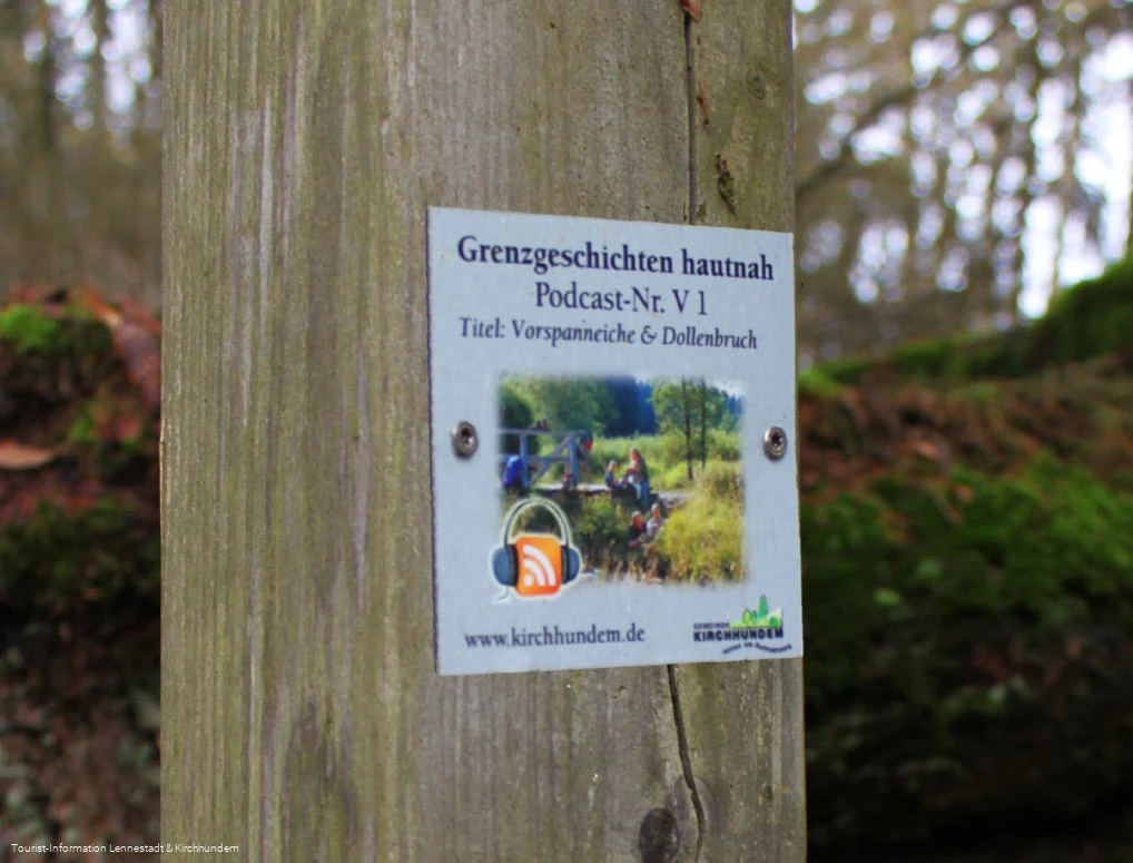 Grenzgeschichten_Plakette vorspanneiche_Dollenbruc