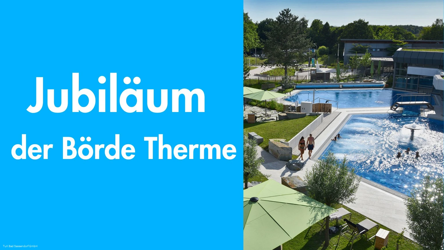 Jubiläum in der Börde Therme Bad Sassenndorf