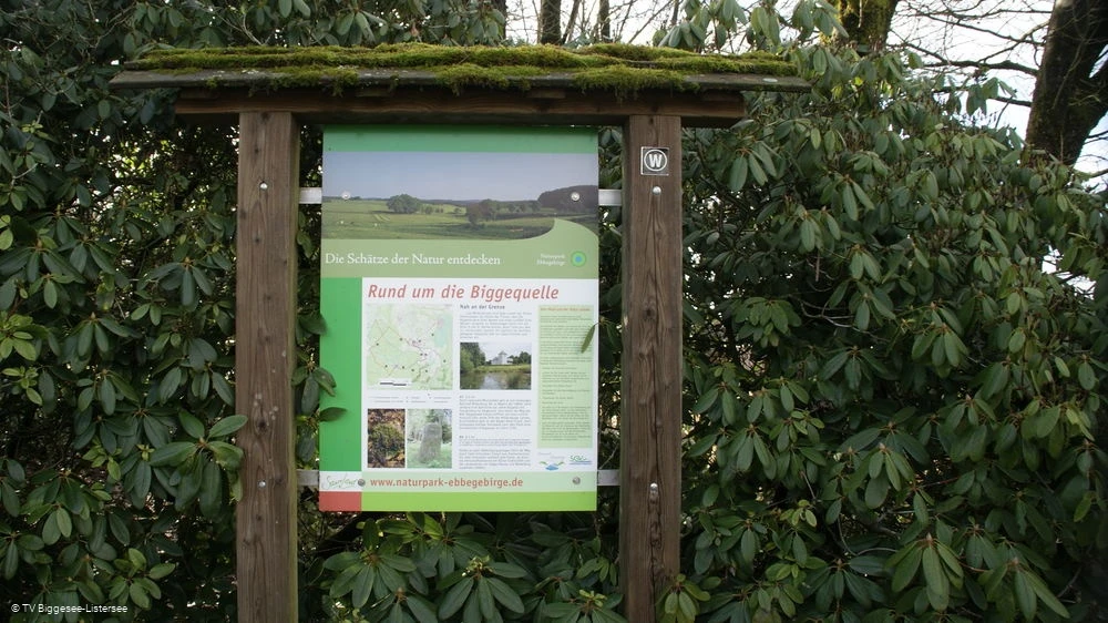 Beschilderung Biggequelle Beschilderung Biggequelle