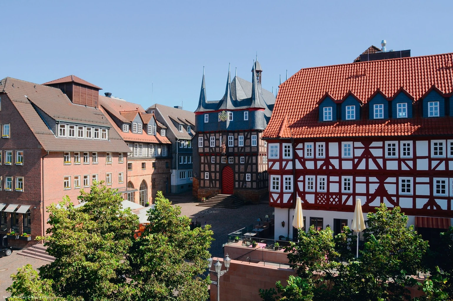 Rathaus + Marktplatz in Frankenberg (Eder) Rathaus + Marktplatz in Frankenberg (Eder)