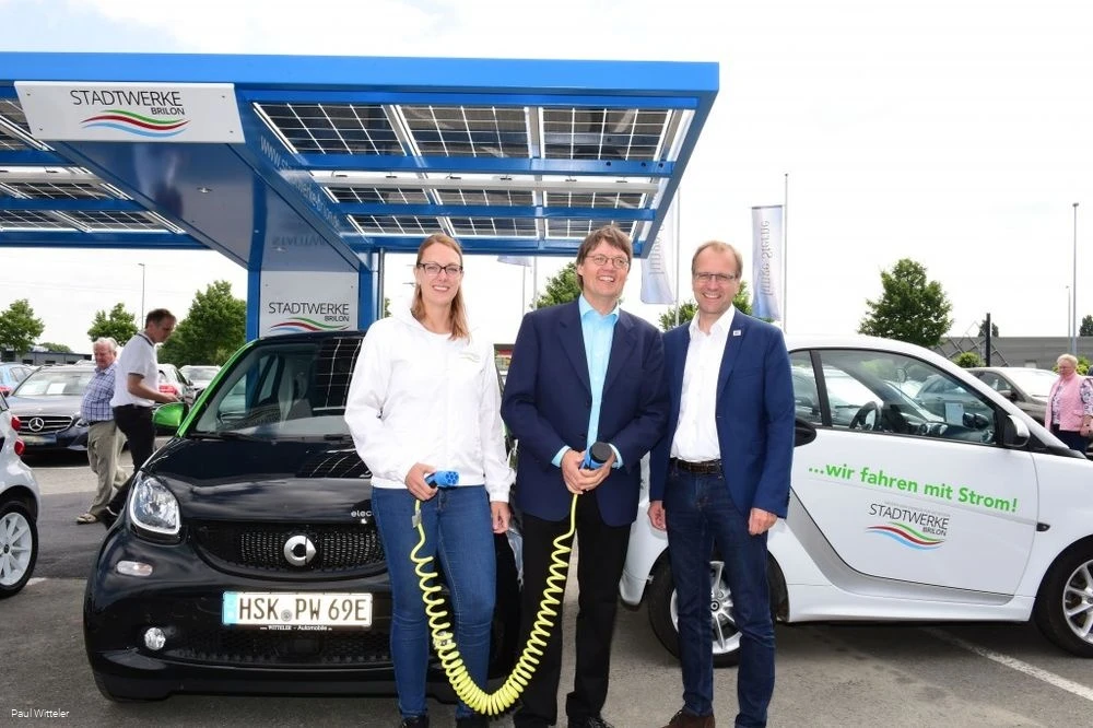 Inbetriebnahme E-Tankstelle Witteler