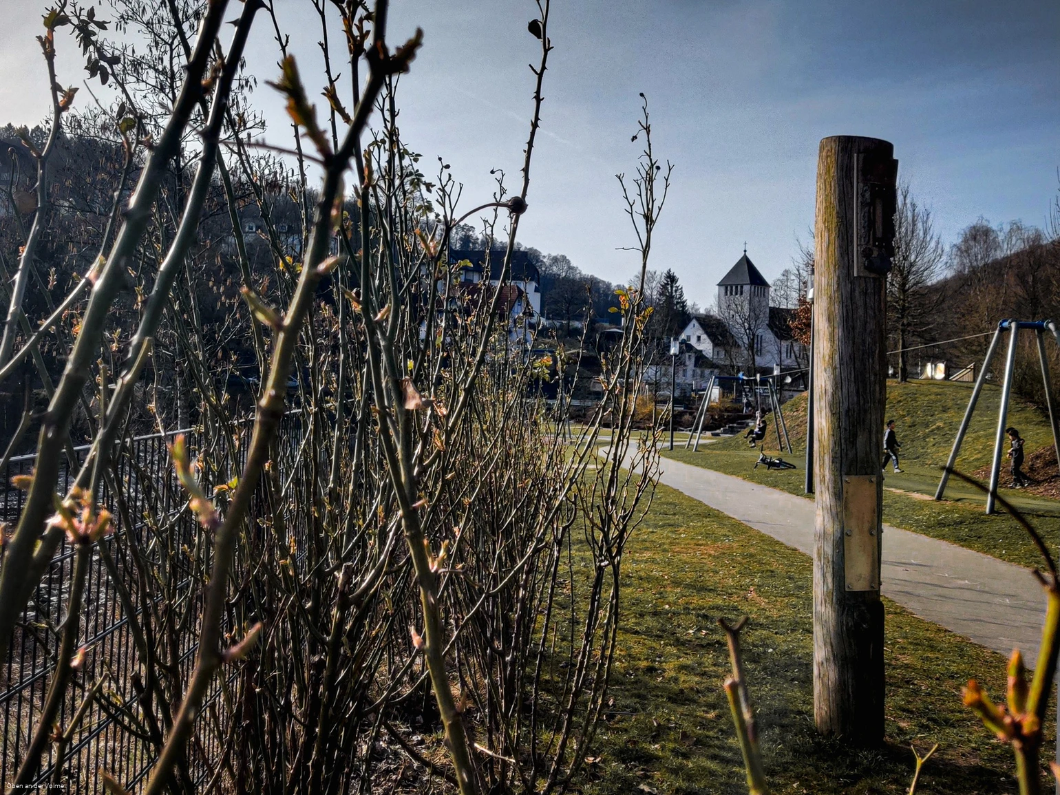Scheuerpfahl Holz, Stein, Metall