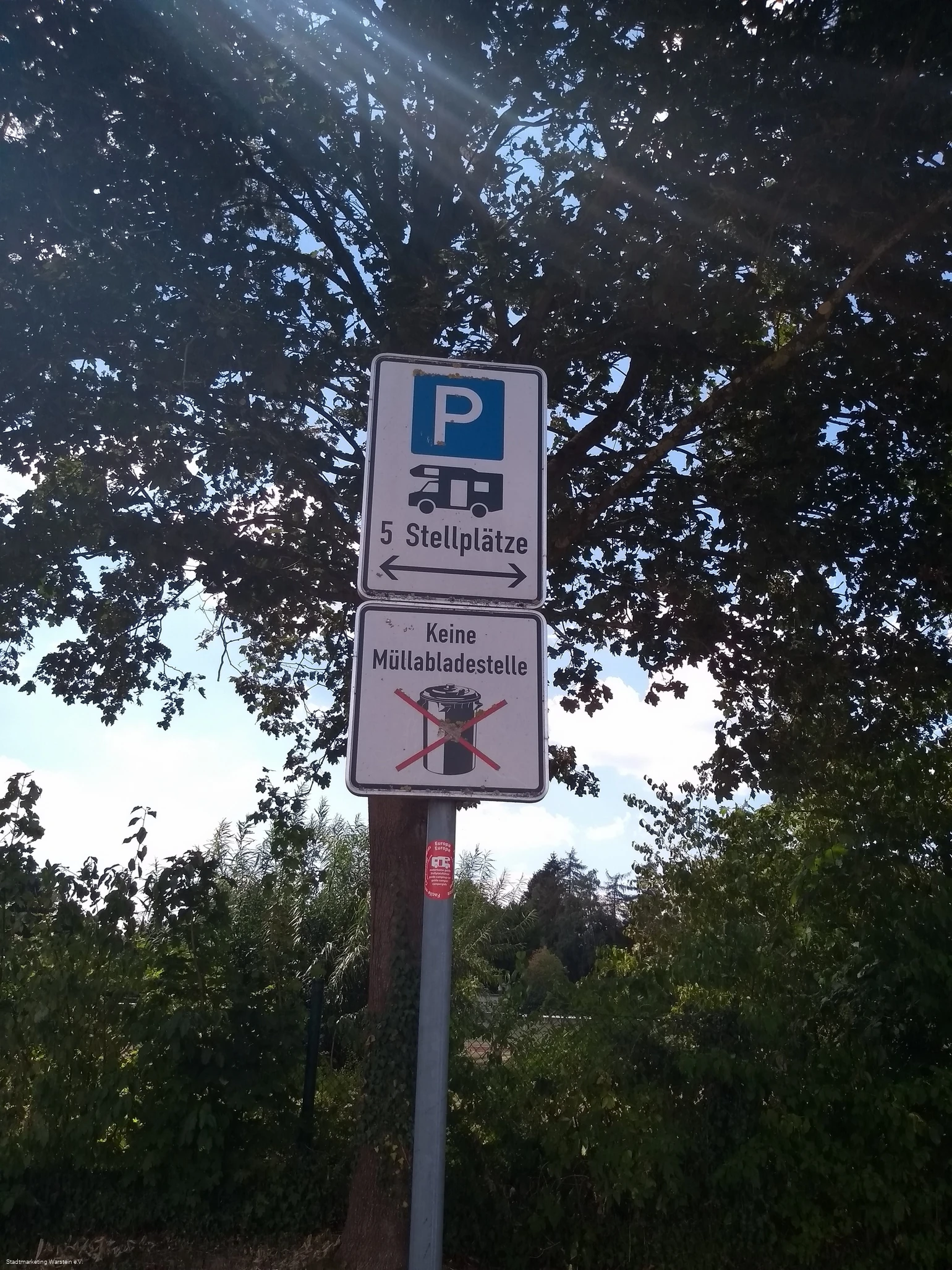 Wohnmobilstellplatz Dammweg 