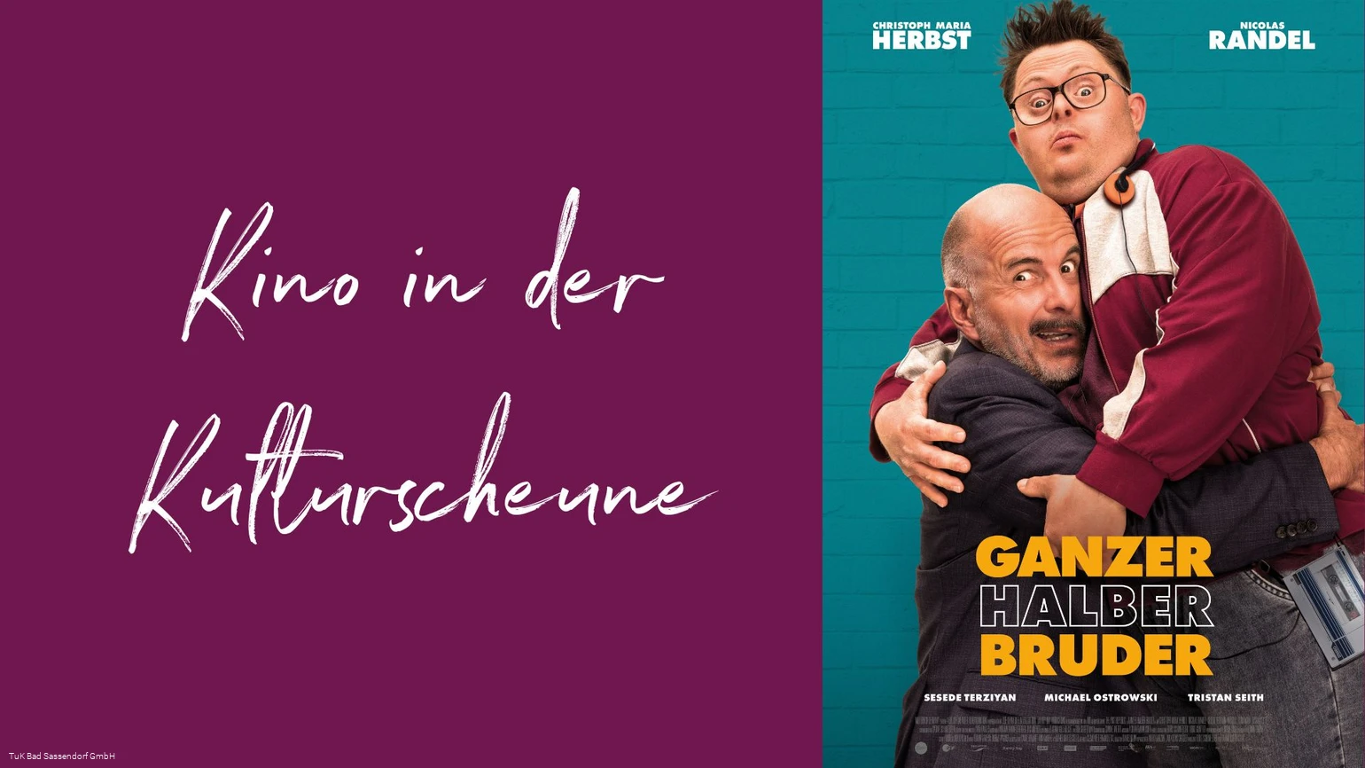 Kino in der Kulturscheune - Ganzer halber Bruder
