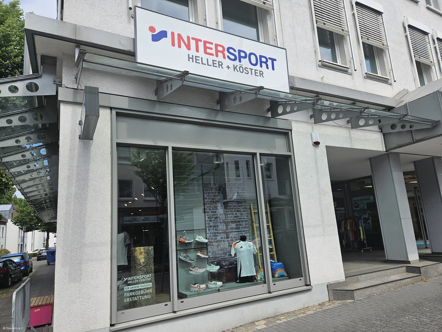 Intersport Heller + Köster Olpe - Außenansicht Intersport Heller + Köster Olpe - Außenansicht