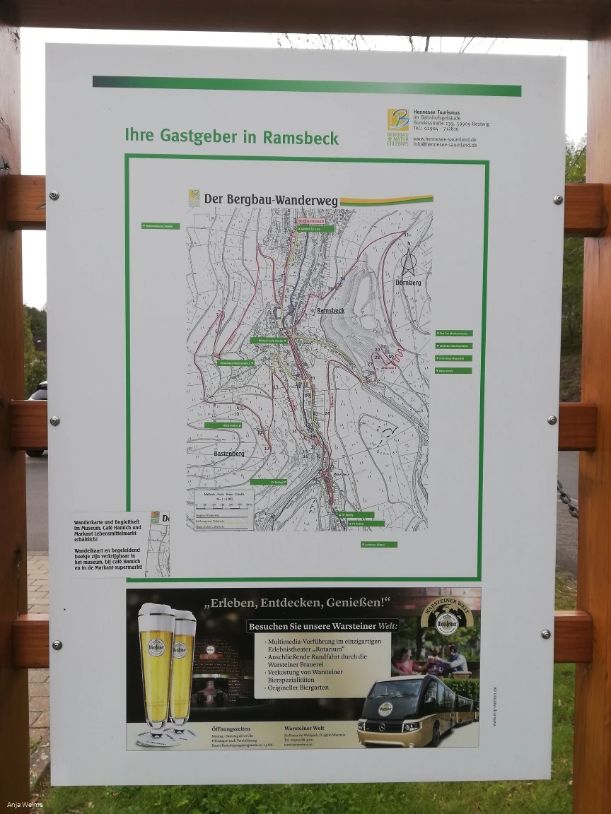 Infotafel BergbauWanderweg Ramsbeck