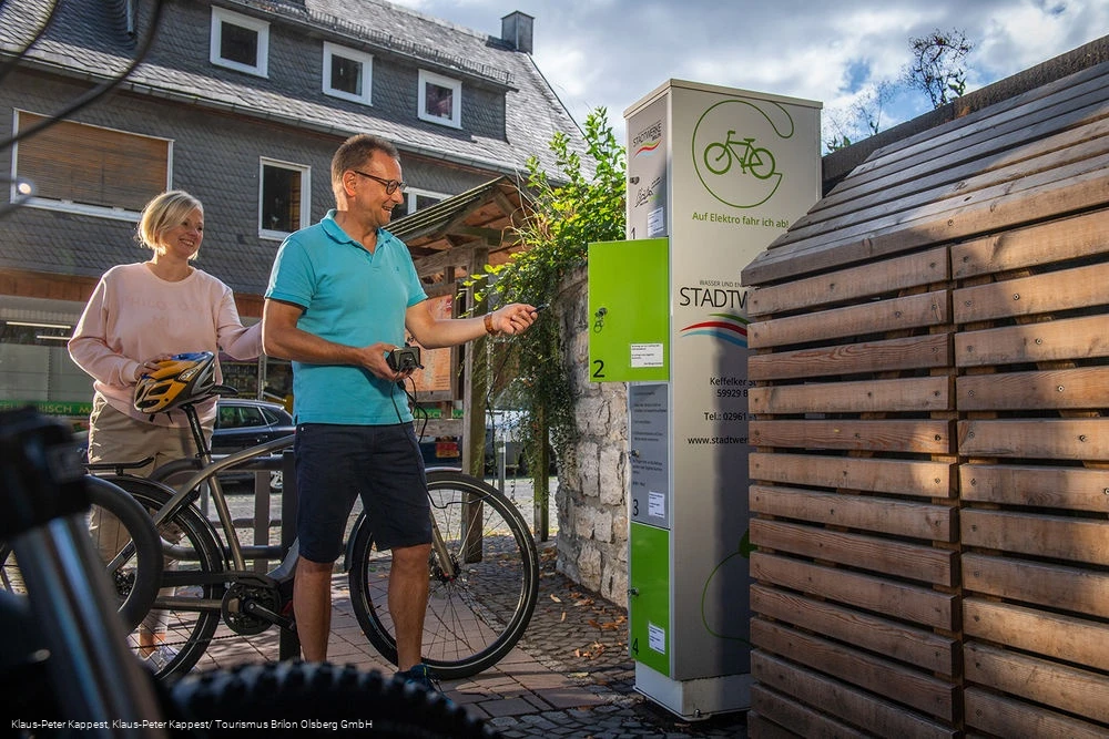 E-Bike-Ladestation
