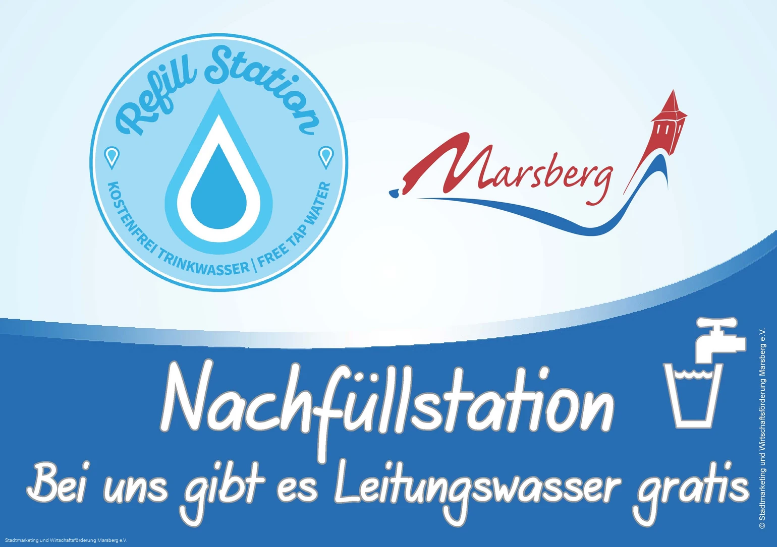 Refill-Aufkleber Marsberg