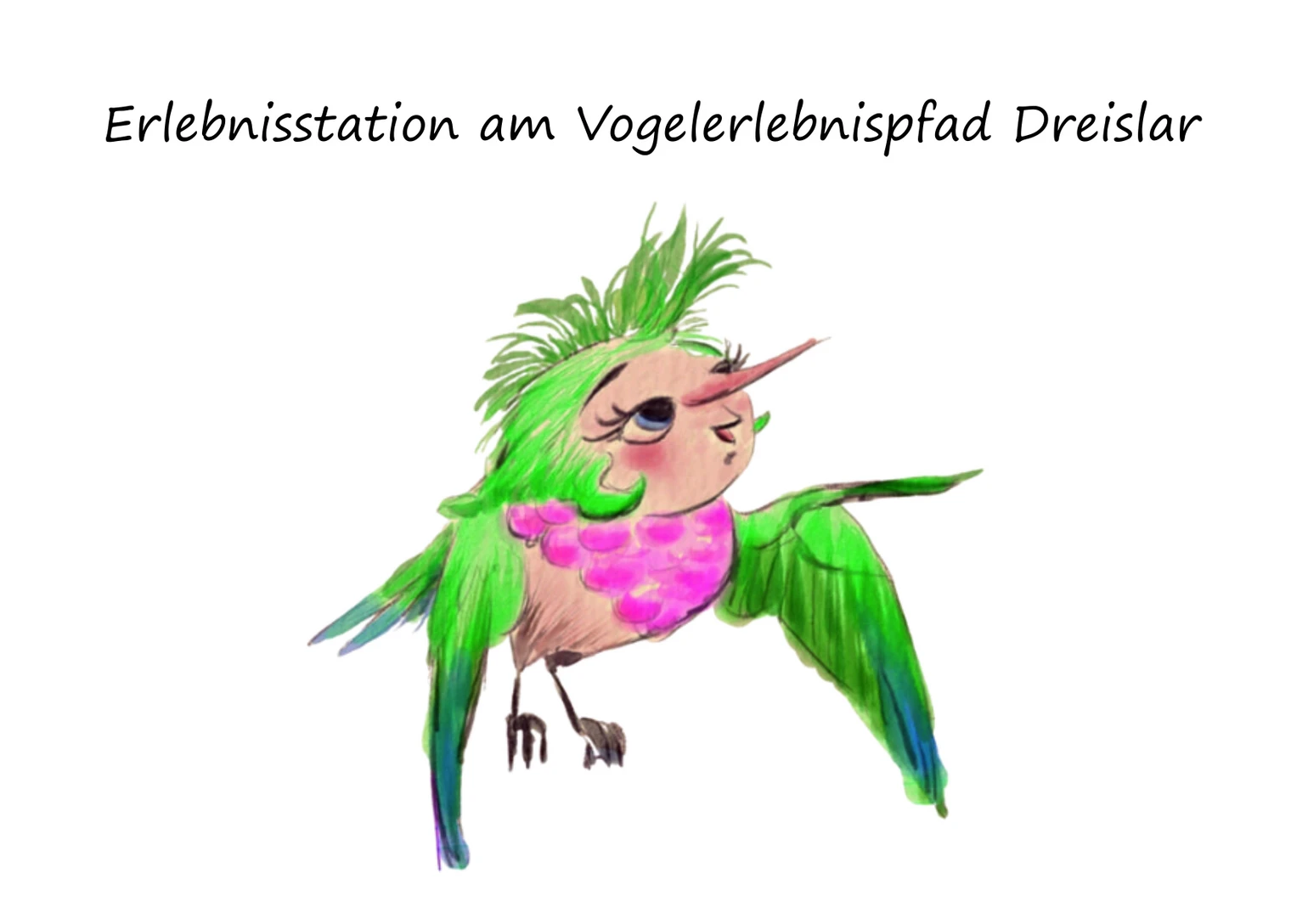 Erlebnisstation am Vogelerlebnispfad Dreislar