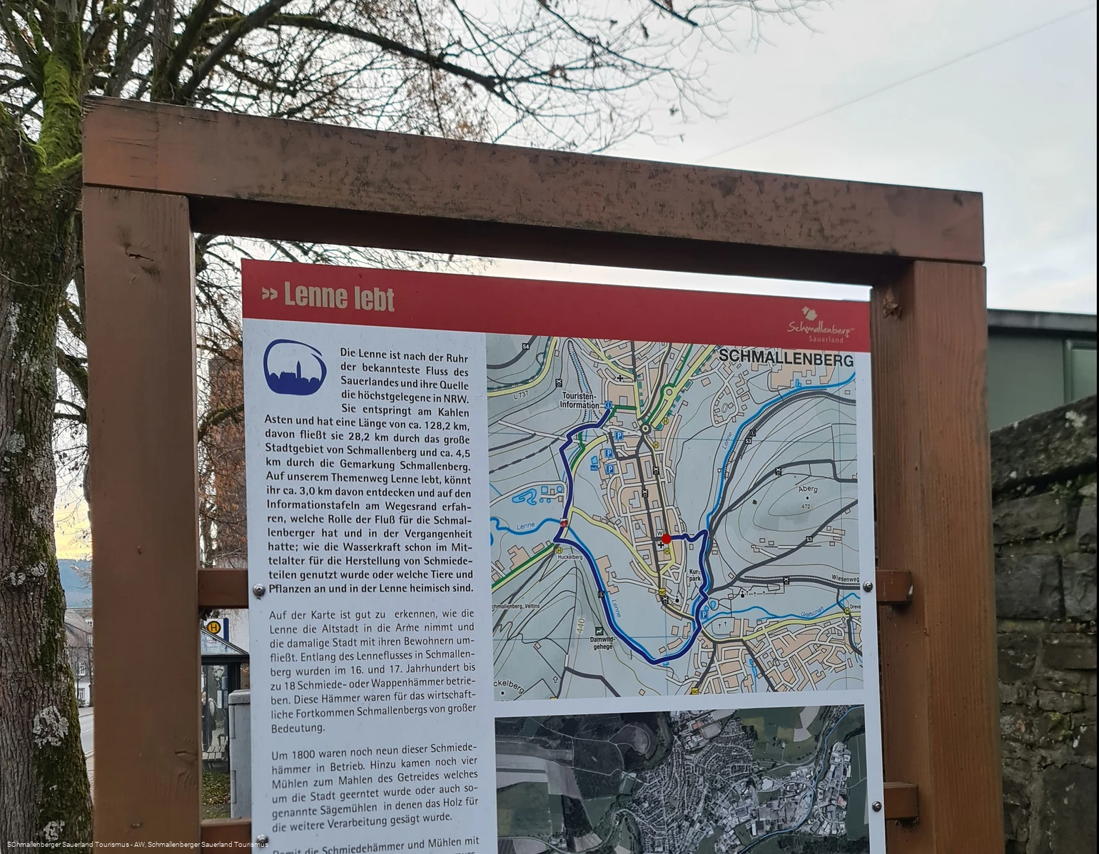 Infotafel "Lenne lebt" - Startpunkt