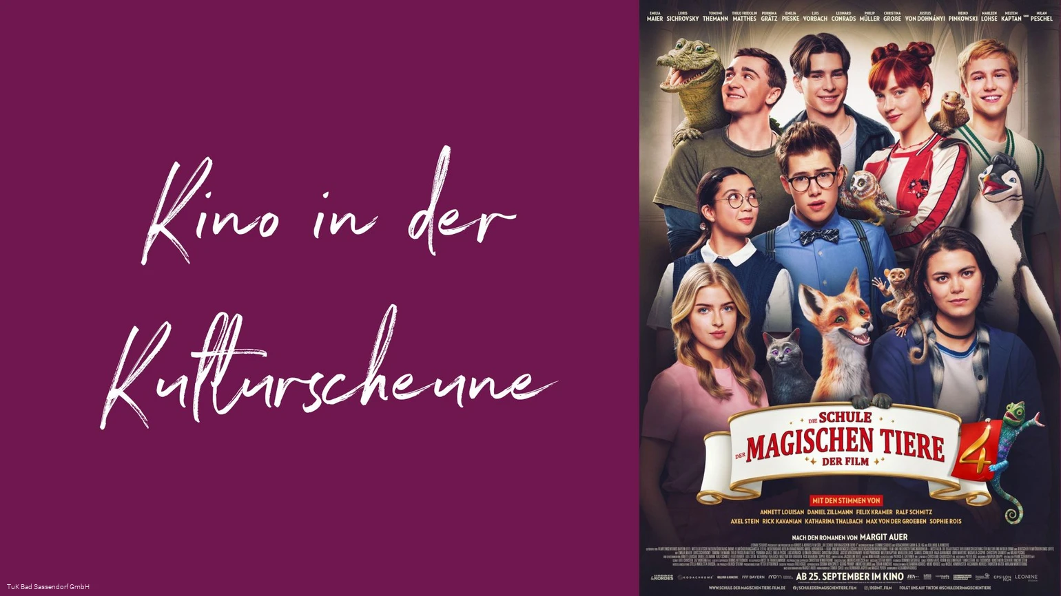 Kino in der Kulturscheune - Die magische Schule 4